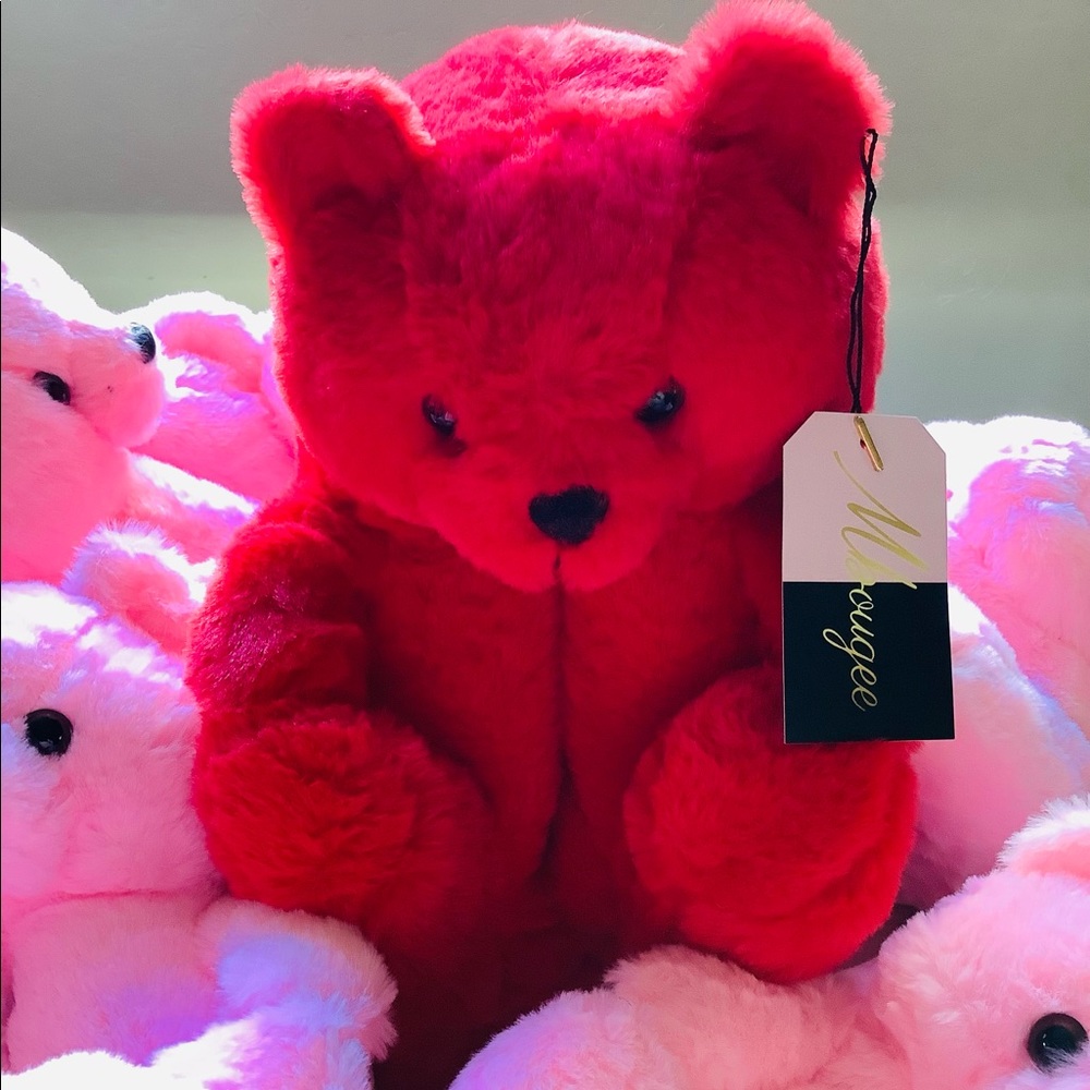 Clarence Bubblegum pink Teddy house shoes